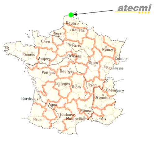 Site industriel ATECMI à Socx dans les Hauts-de-France