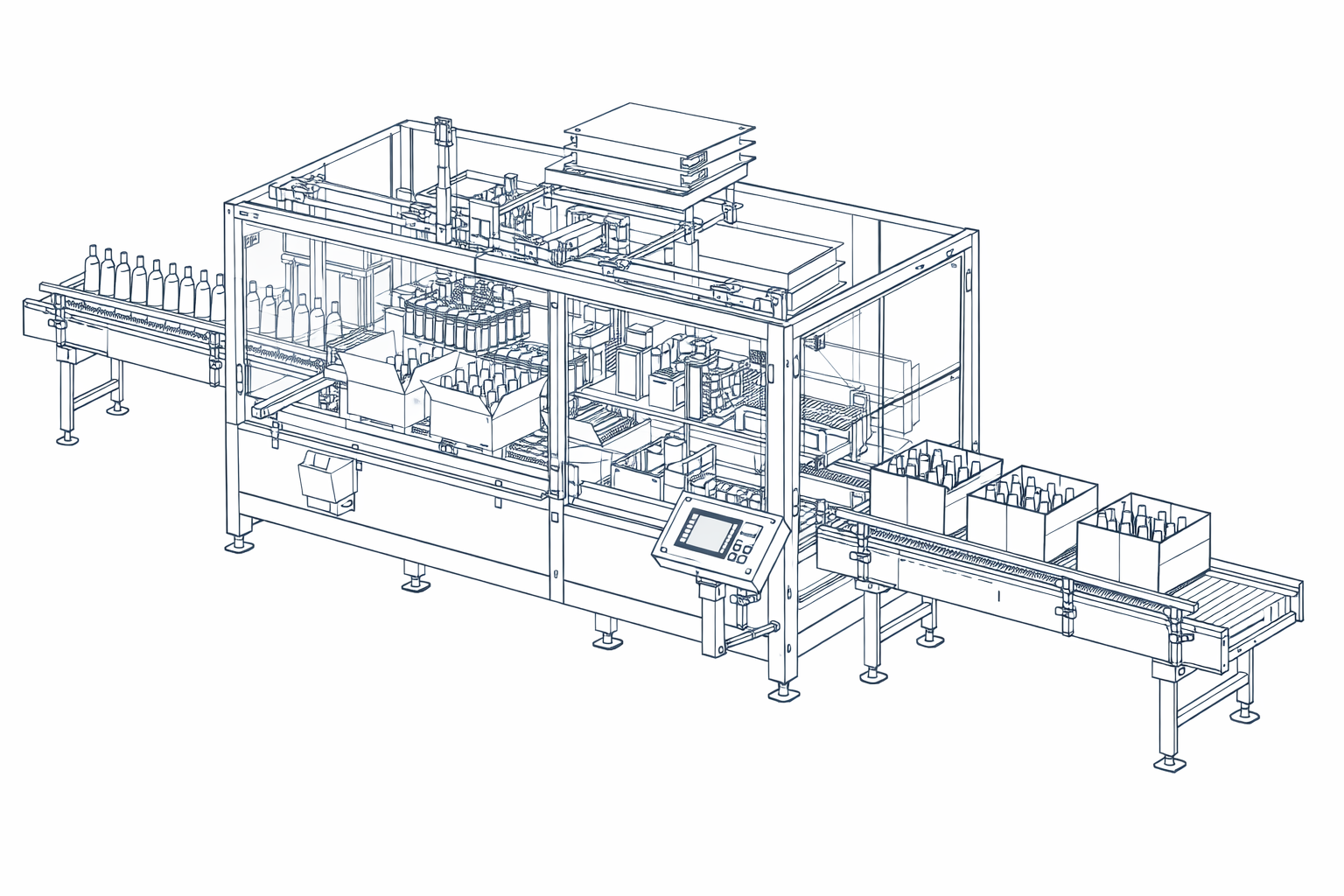Modélisation d'une machine d'encartonnage automatique ATECMI