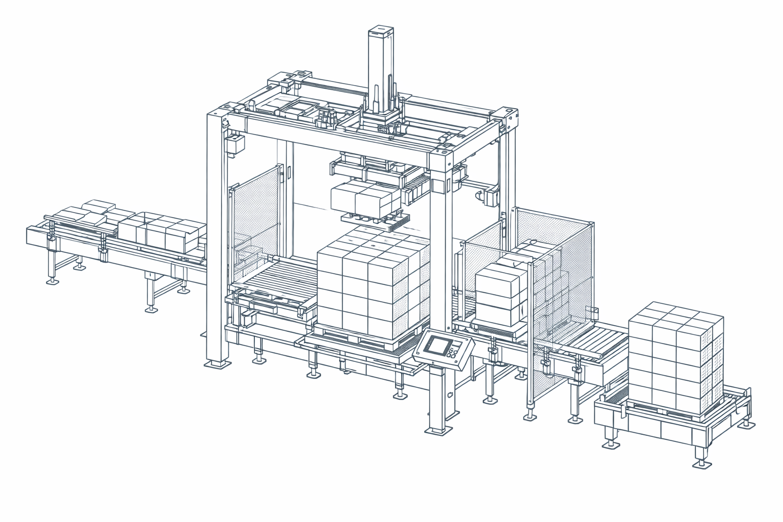 Modélisation d'un palettiseur industriel ATECMI
