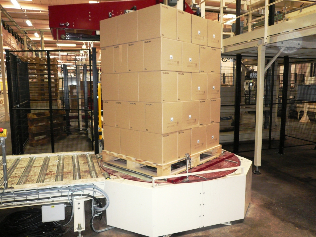 Intégration d'un système de convoyage de palettes dans une ligne industrielle